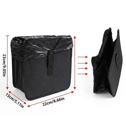 Waterproof Car Trash Can — Foldable Backseat Organizer